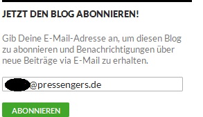 Jetpack Abonnement Modul Darstellung wp jetpack abonnement frontend