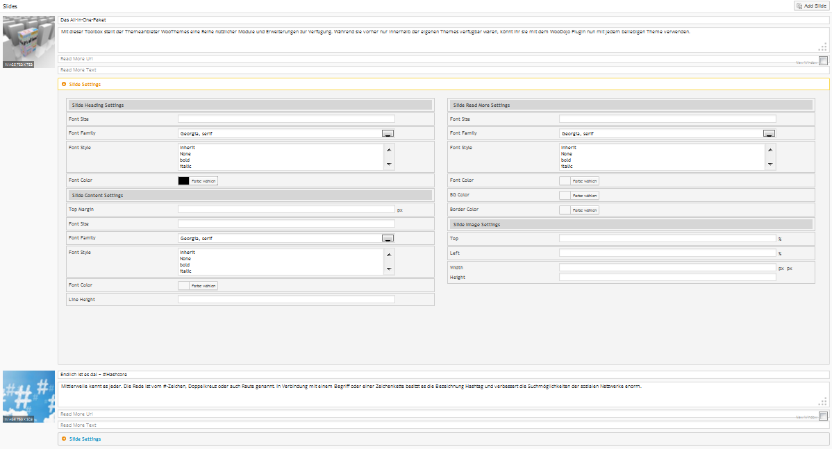 WordPress Slider Plugin Inhalte gekonnt in Szene setzen