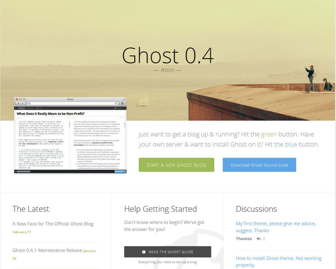 Ghost cms