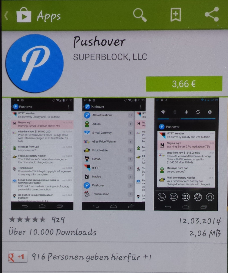 pushover android app