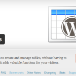 Tabellen mit WordPress leicht gemacht