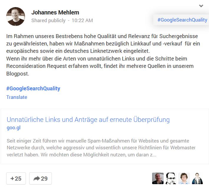 google-abstrafung
