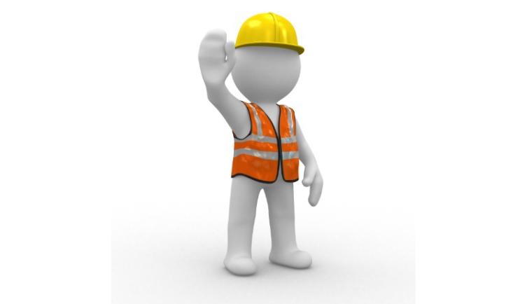 3d human at a stop pose
