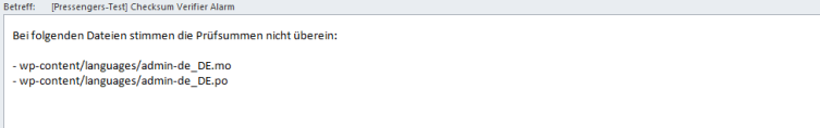 Checksum Verifier-email2