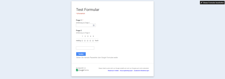 Google-Formular