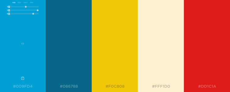 Pressengers Farben