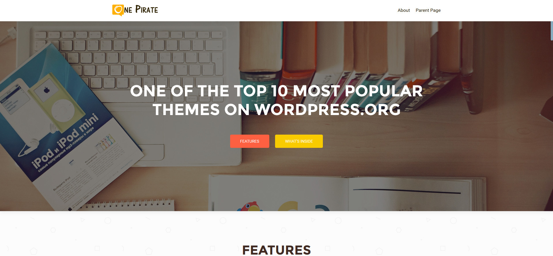WordPress Theme OnePirate