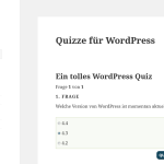3 kostenlose Quiz Plugins für WordPress