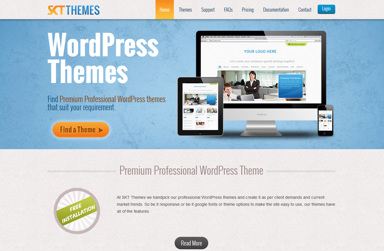 WordPress Themes auf SKTThemes