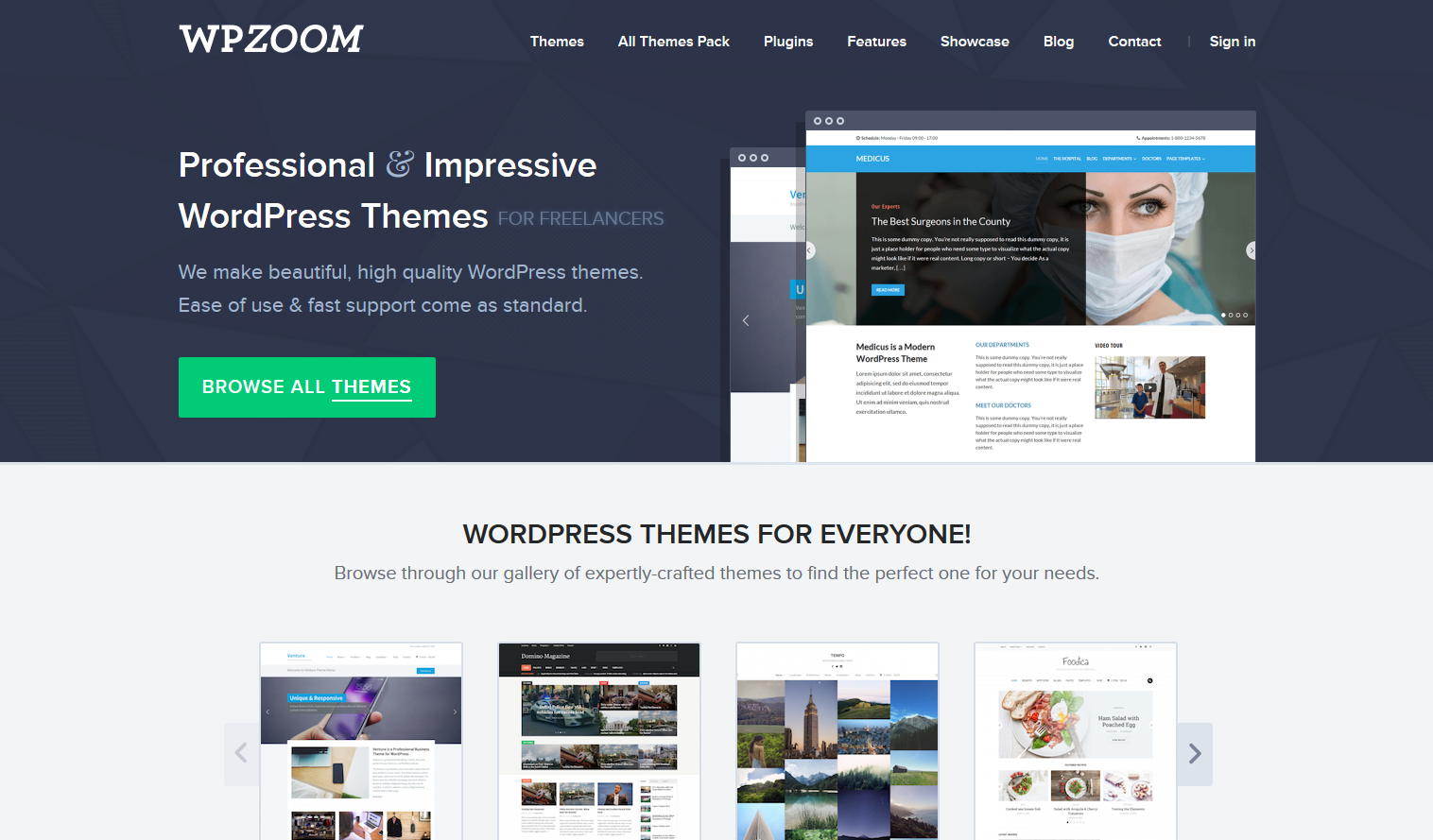 WordPress Themes auf WPzoom