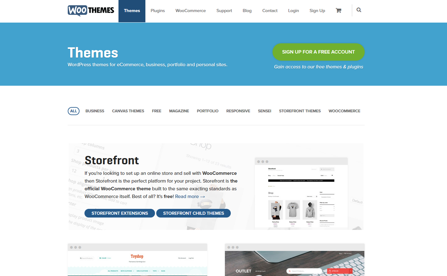 WordPress Themes auf Woothemes