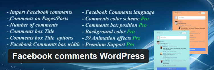 WordPress Plugin Facebook Comments WordPress
