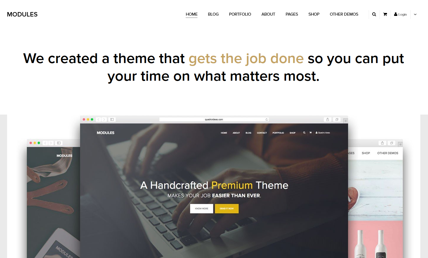 WordPress Premium Themes Demo