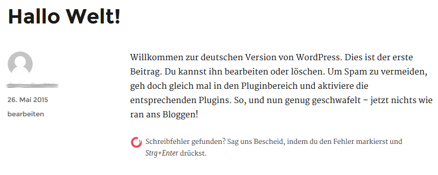 WordPress Plugin verwenden