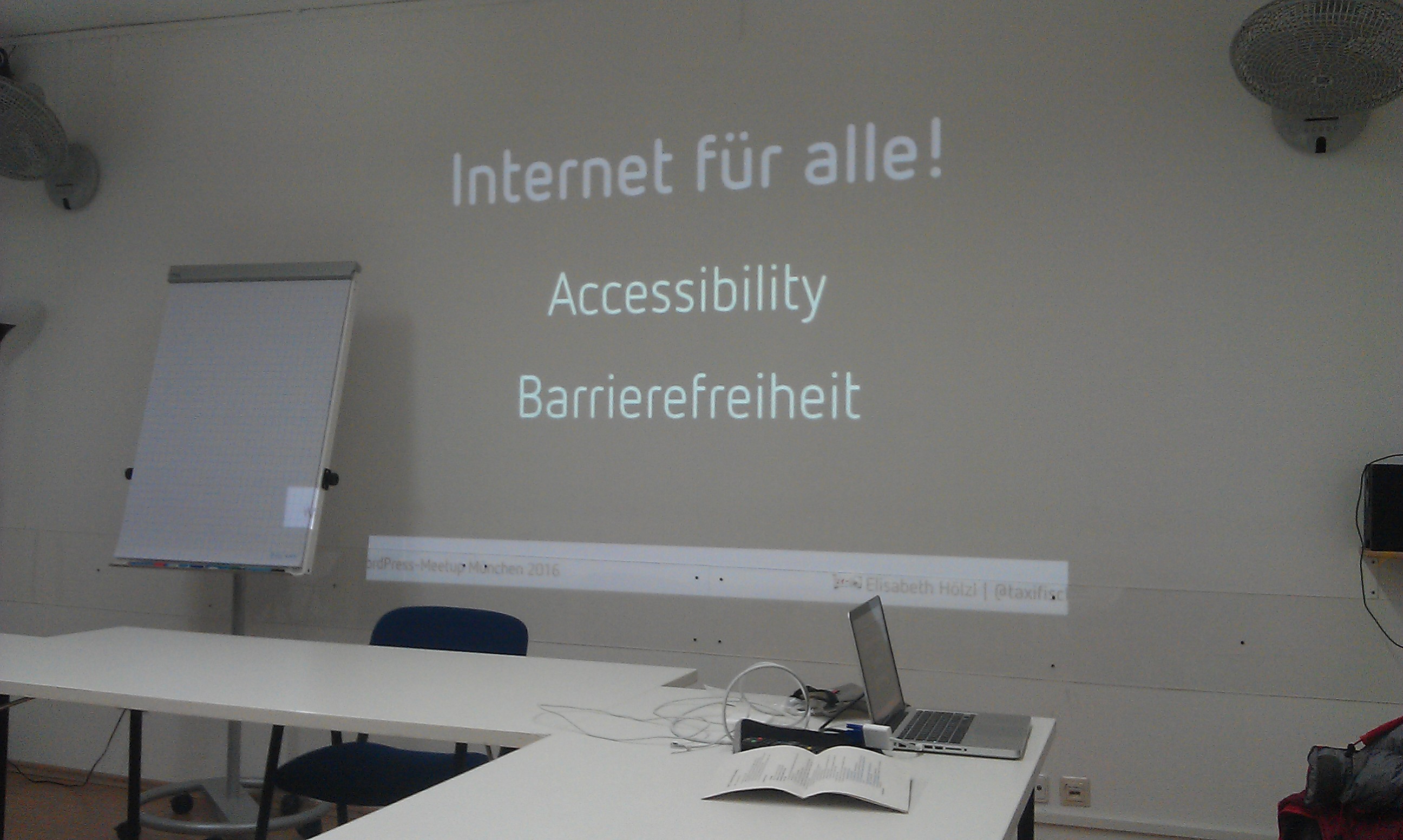 WordPress Meetup Barrierefreiheit Accessibility