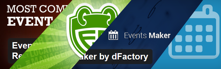events maker by dfactory shortcodes