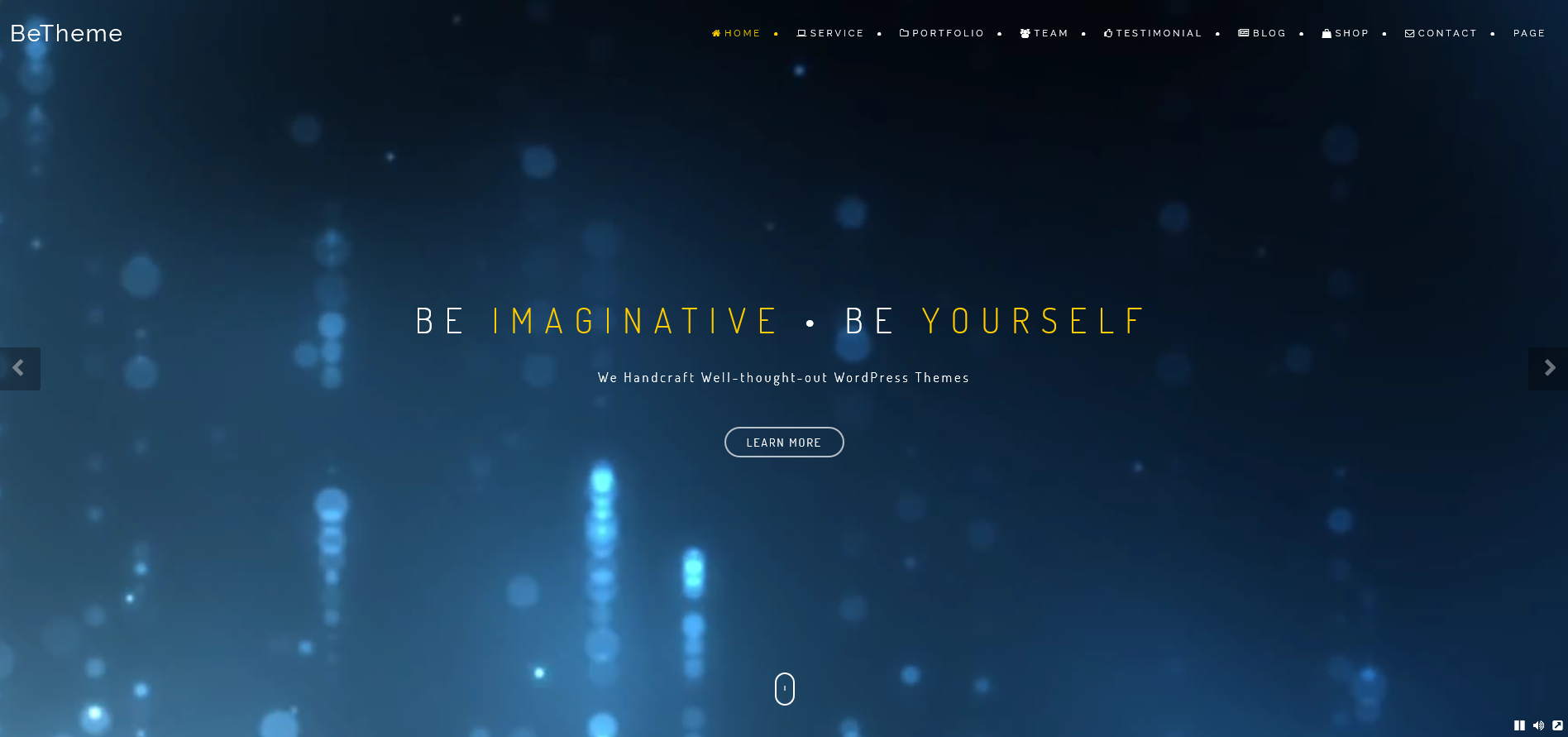 WordPress Theme BeOnePage