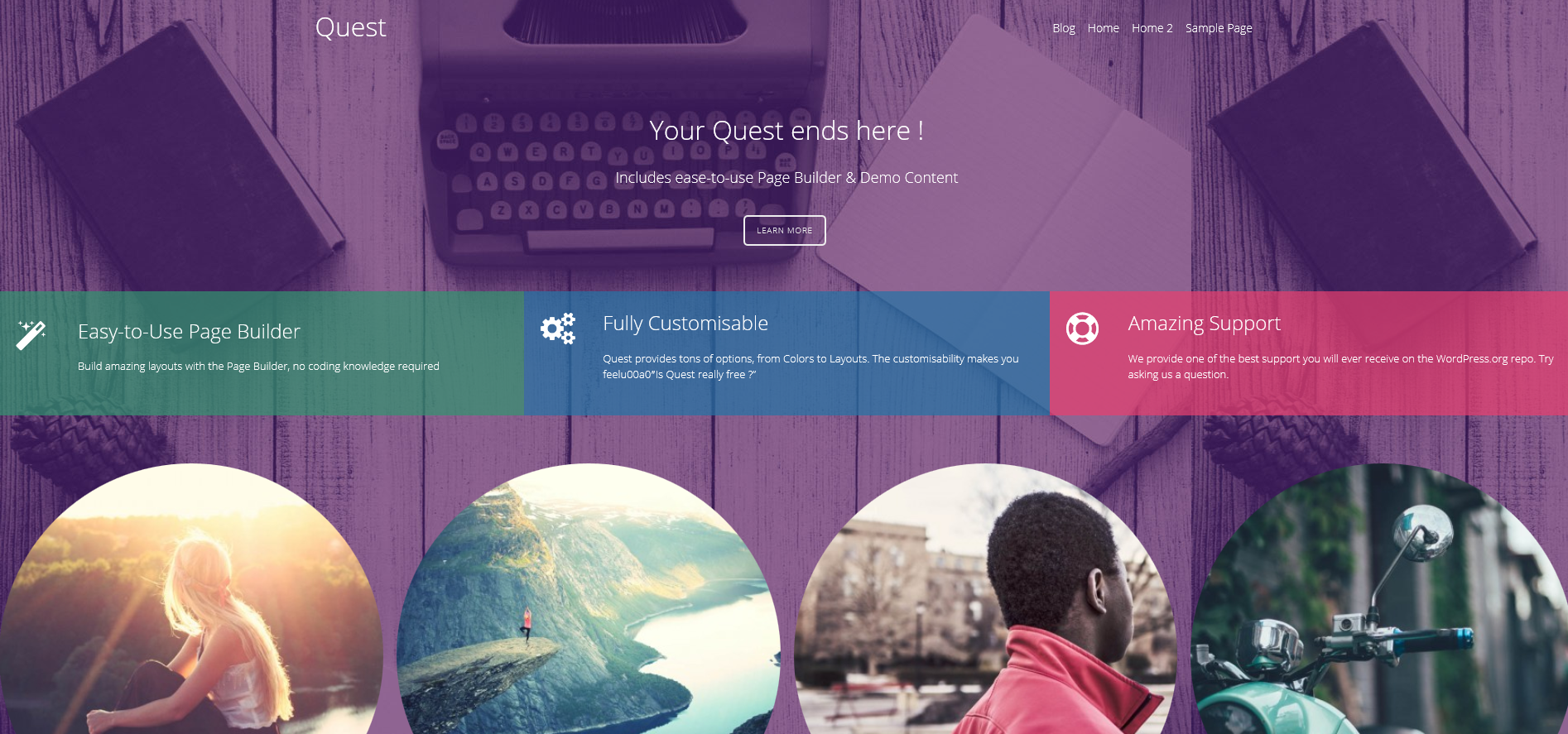 WordPress Theme Quest