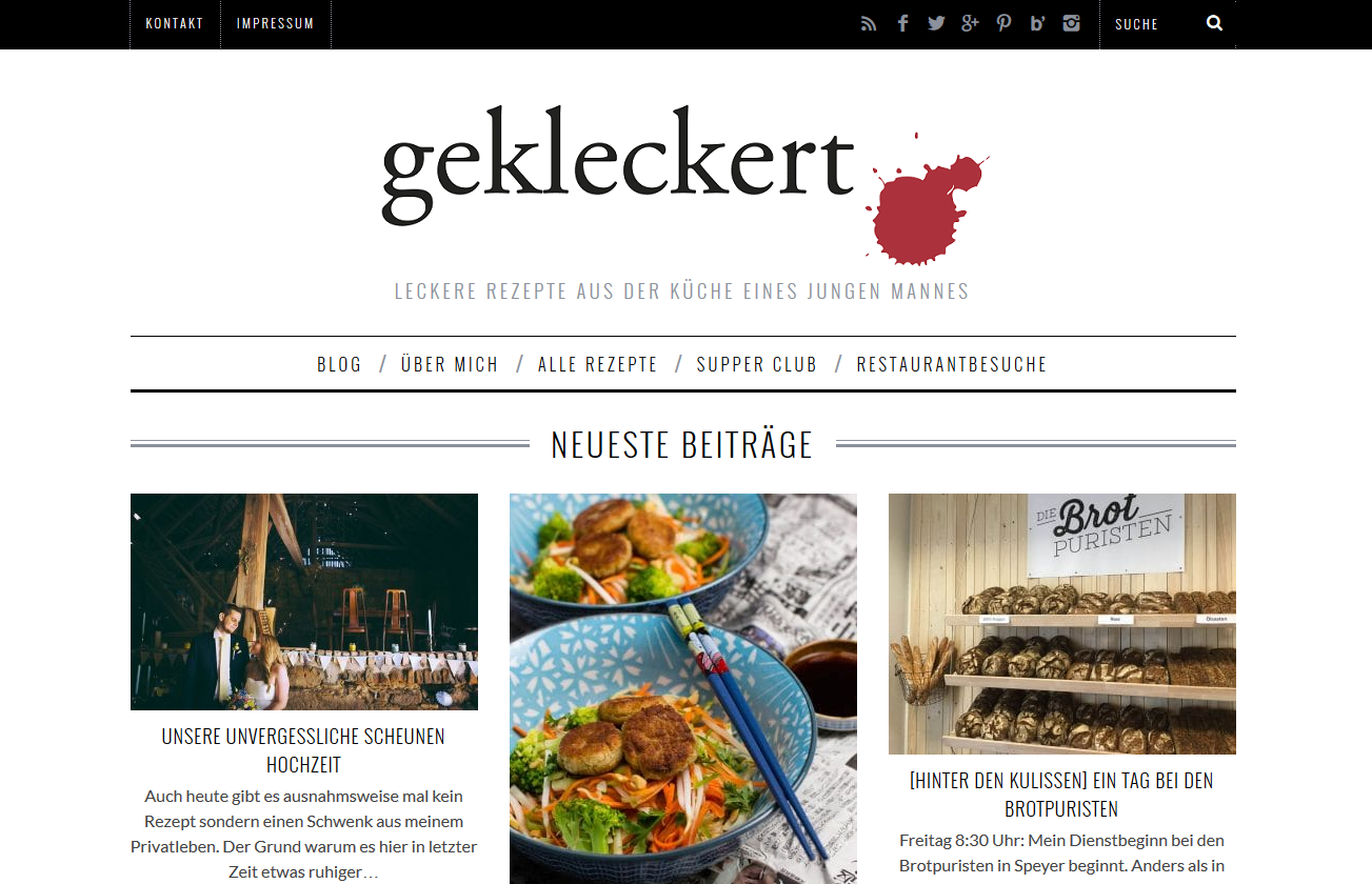 Foodblog Gekleckert