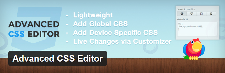 WordPress Plugin Advanced CSS Editor