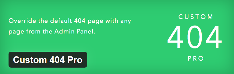 WordPress Plugin Custom 404 Pro