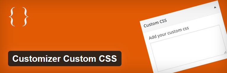 WordPress Plugin Customizer Custom CSS