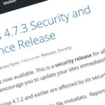 WordPress 4.7.3 – Sicherheits- und Wartungsupdate