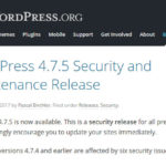 WordPress 4.7.5 – Sicherheits- und Wartungsupdate