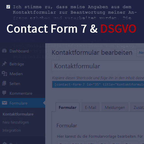 Contact Form 7 Dsgvo Konform Einrichten Pressengers