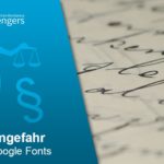Google Fonts Abmahnung verhindern
